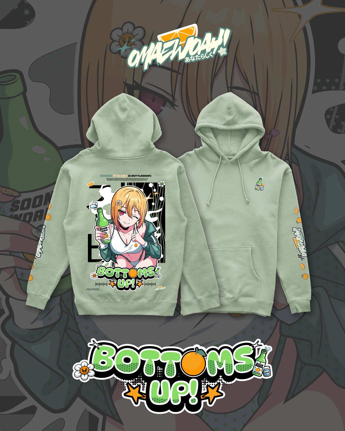 **NEW DROP** Bottoms Up Chiaki Hoodie