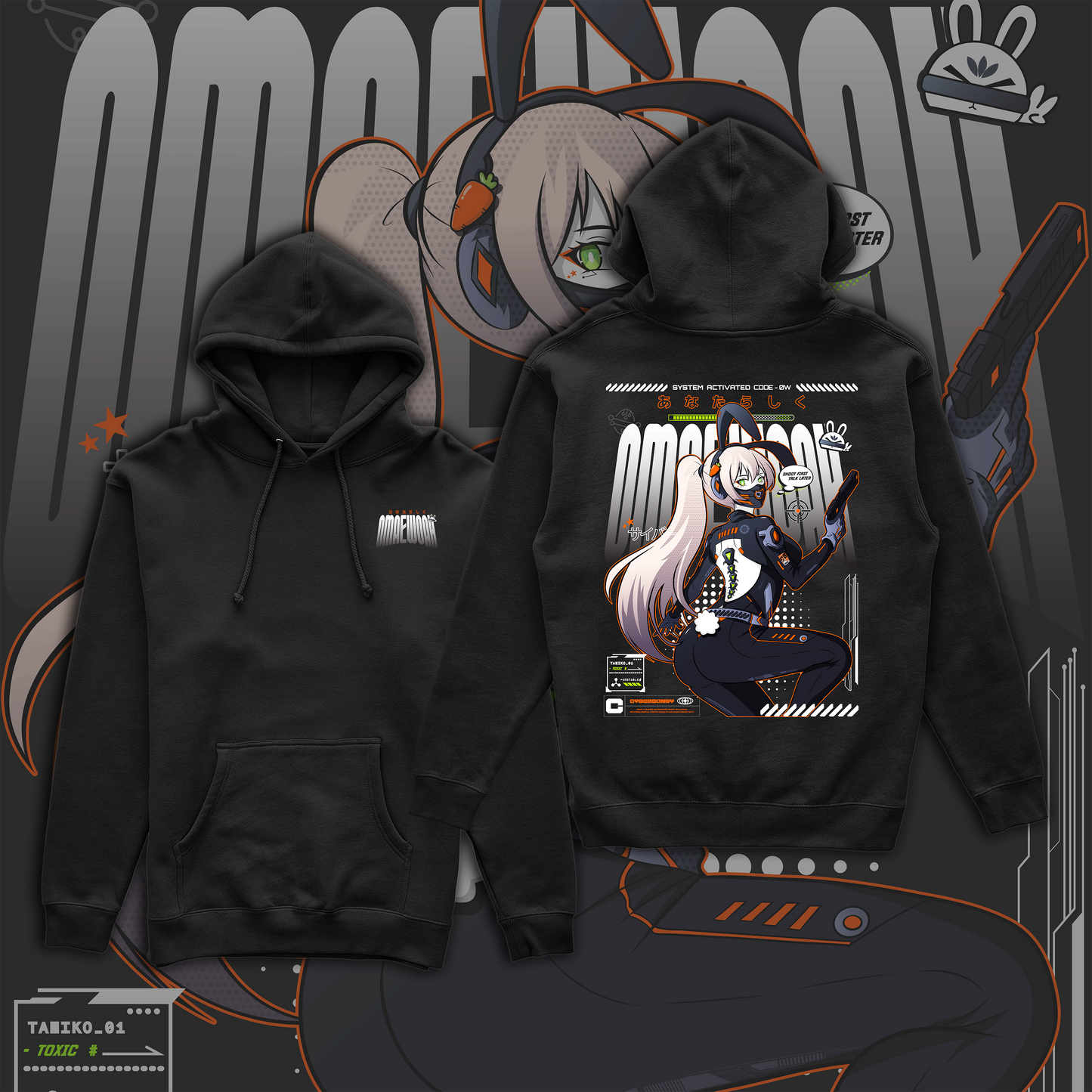 **NEW!** Cyberbunny Hoodie