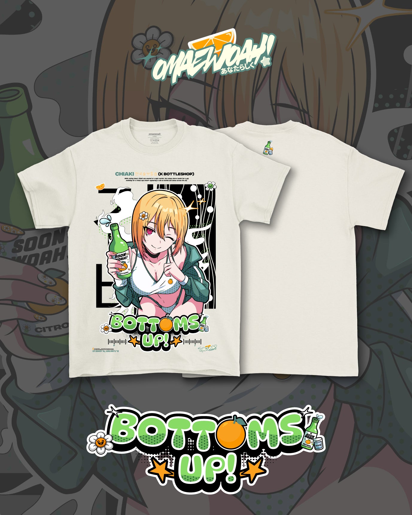 Bottoms Up Chiaki Tee