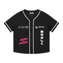 Contrast Piped Button-Up Jersey