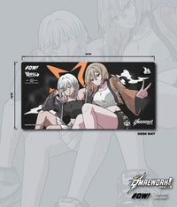 Chiaki and Hanako Desk Mat