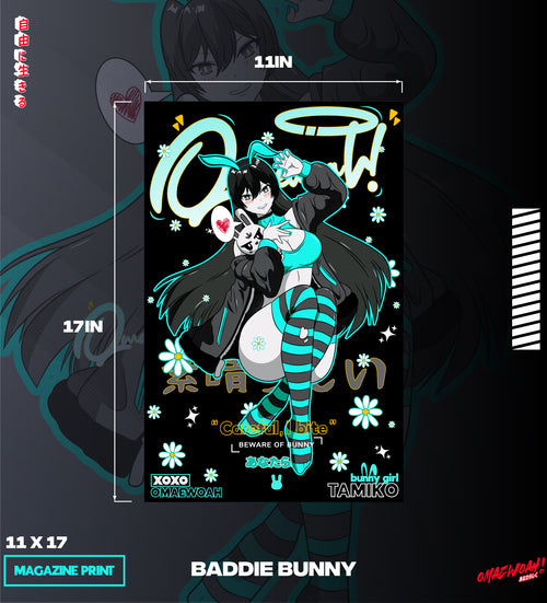 Magazine Print Baddie Bunny
