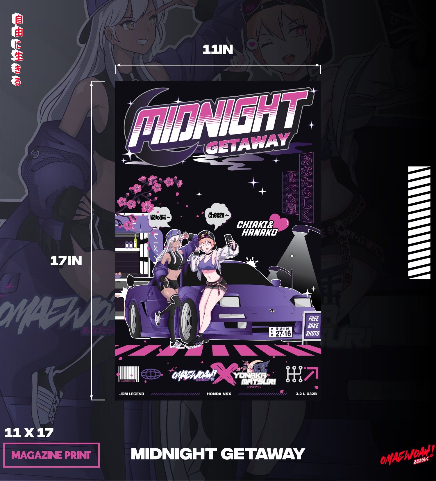 Magazine Print Midnight Getaway