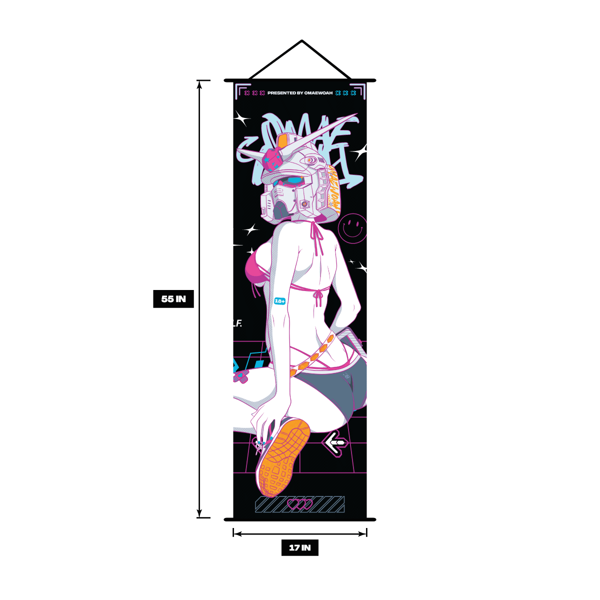 Gun-Dayum! Wall Scroll