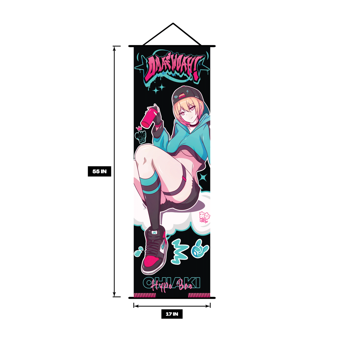 Hype Bae Wall Scroll