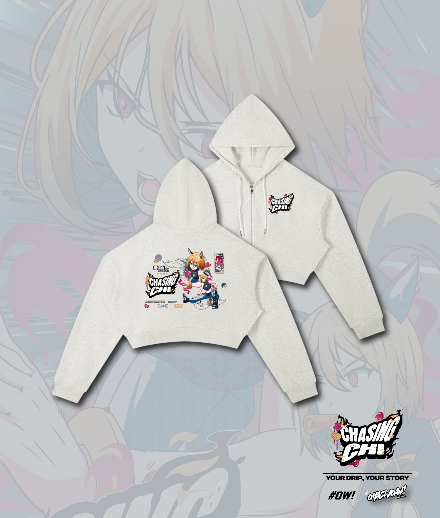 Chasing Chi Cropped Zip-Up (Womens)