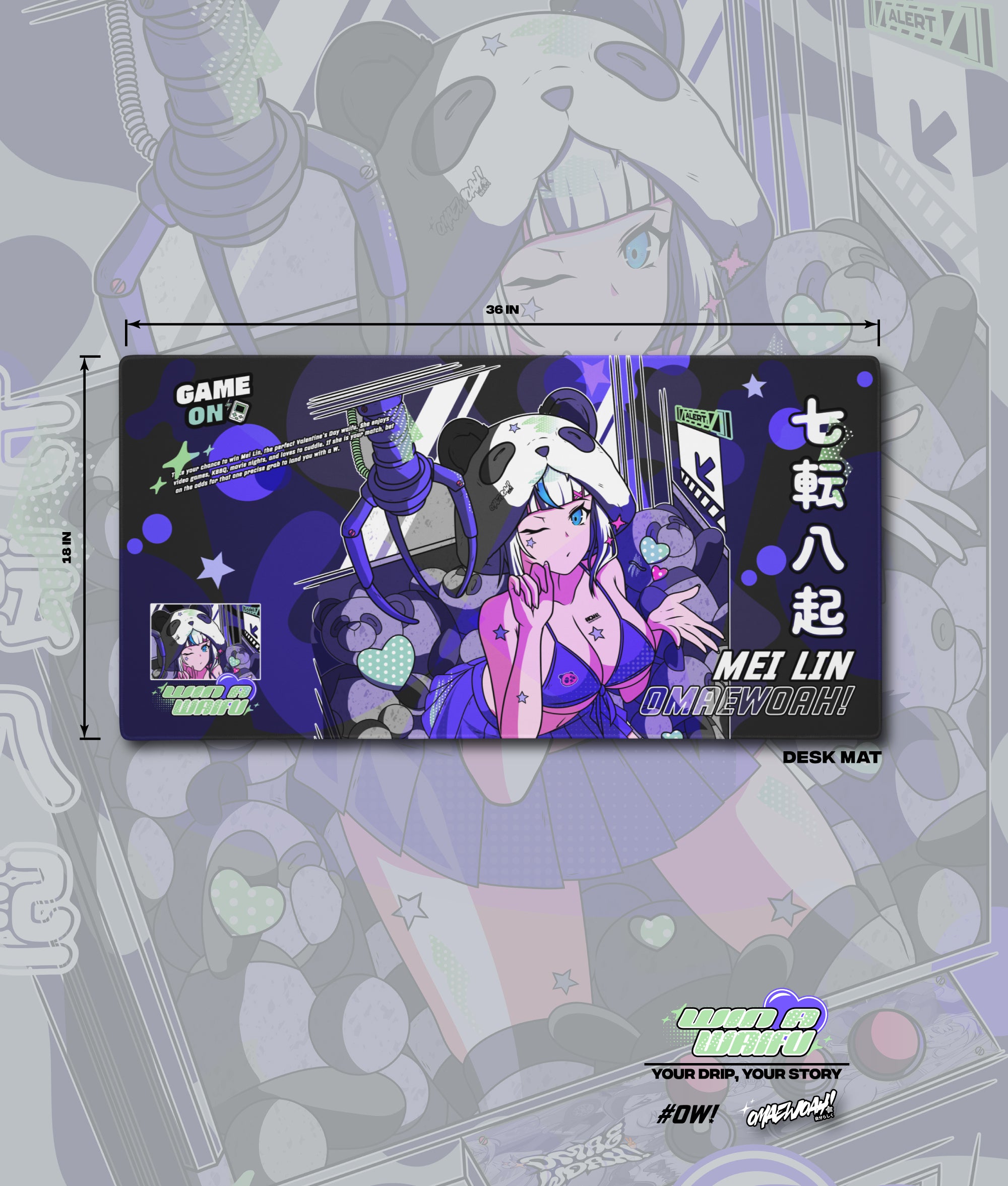 Win a Waifu XL Desk Mat