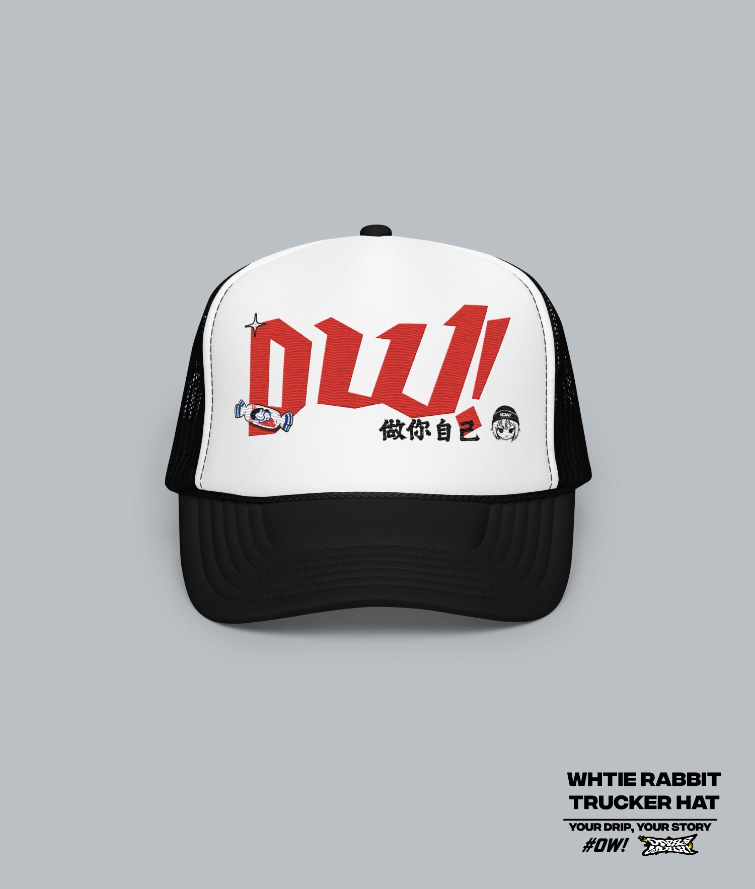 White Rabbit Trucker Hat
