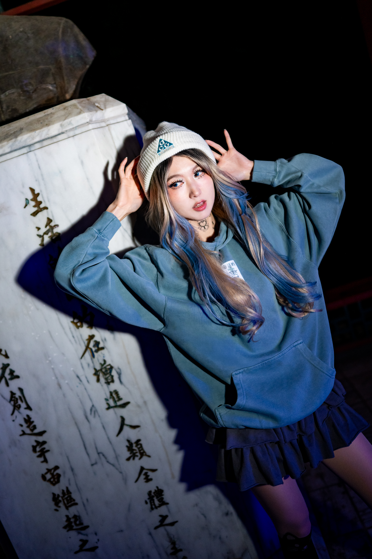 The Undead Jiangshi Hoodie Mono